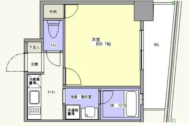 Brio武蔵小山 4階階 間取り