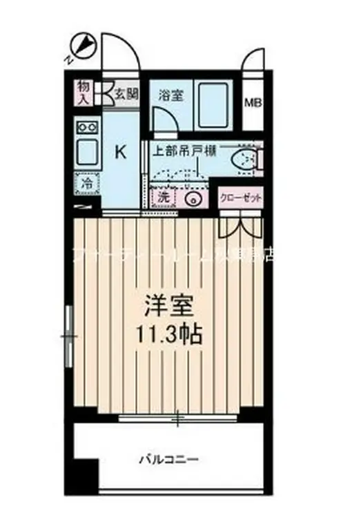 オーベルジュ日本橋 5階階 間取り