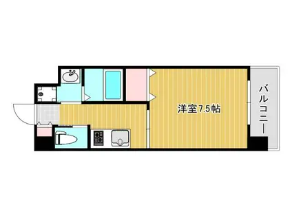 GRAN DUE永和駅前(1K/7階)の間取り写真