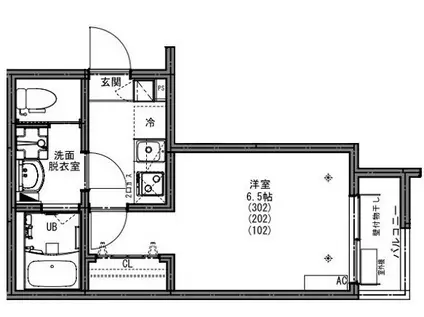 KEIAI RESIDENCE 東大宮II(1K/1階)の間取り写真