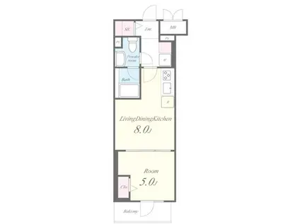 JPT RESIDENSE(1LDK/3階)の間取り写真
