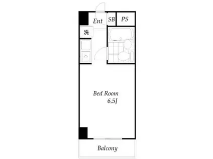 祖師谷シティハウス(ワンルーム/3階)の間取り写真