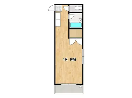 ロフティ薬園町(ワンルーム/1階)の間取り写真