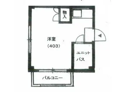 キャピタル昭代(ワンルーム/2階)の間取り写真