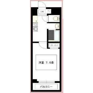 レジデンス滝子館(1K/2階)の間取り写真