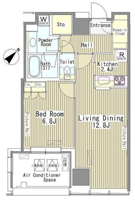 MY TOWER RESIDENCE(1LDK/11階)の間取り写真