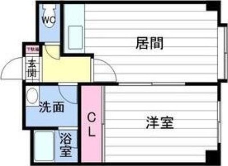 ALLEZ麻生 (1LDK/3階)の間取り写真