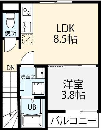 プラチナレジデンス千石(1LDK/3階)の間取り写真