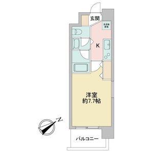 アルフィーレ新栄(1K/4階)の間取り写真