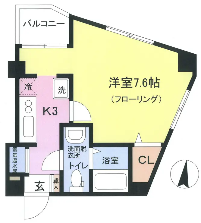 ドミール江古田 2階階 間取り