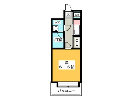 エステート・モア博多APEX(1K/5階)の間取り写真