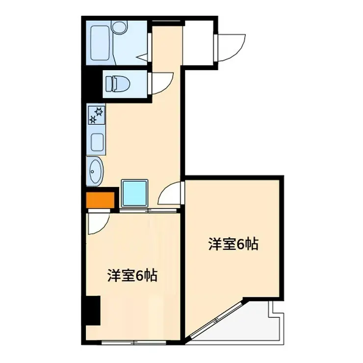 かねさか第二関口マンション 4階階 間取り