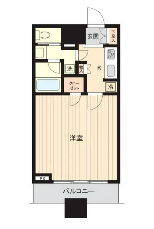 コンシェリア西新宿タワーズウエスト 12階階 間取り