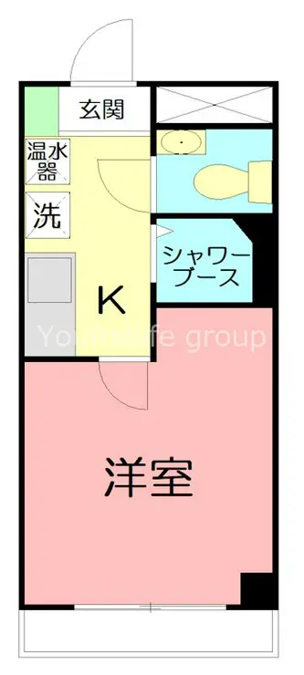クリオ愛甲石田壱番館 3階階 間取り