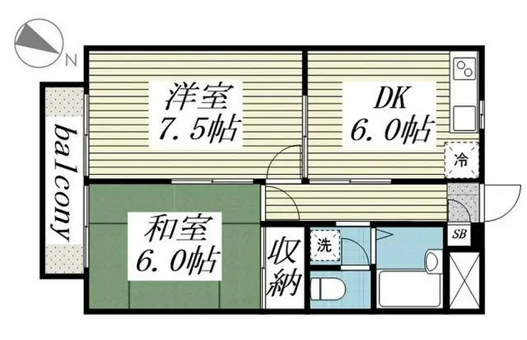 エクセルハイム 2階階 間取り