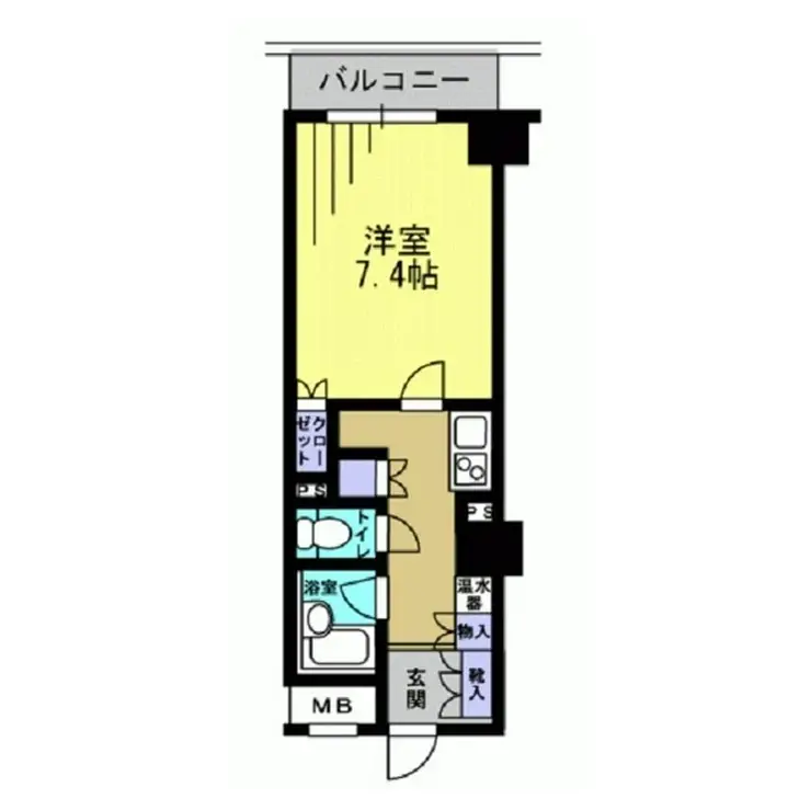 エスティメゾン川崎 10階階 間取り