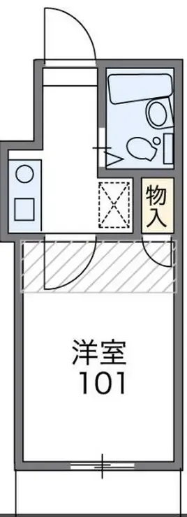 レオパレス藤沢第25 1階階 間取り