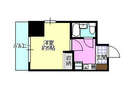 グレイスマンション(1K/2階)の間取り写真