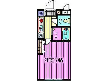 アトーレ下落合マンション(1K/4階)の間取り写真