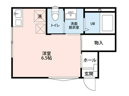 雅III(ワンルーム/1階)の間取り写真