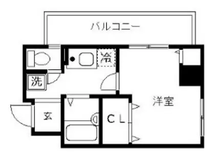 プレール九段(1K/8階)の間取り写真