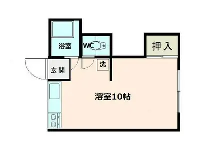 チェリーハウス野芥(ワンルーム/3階)の間取り写真