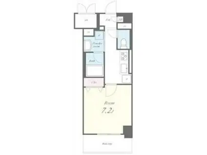 ピノ・アガタ岐阜駅前(1K/2階)の間取り写真