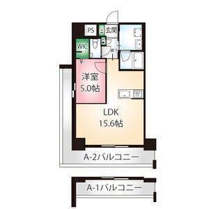 カメリア丸の内(1LDK/4階)の間取り写真