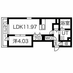 セゾンDEソレイユ(1LDK/2階)の間取り写真