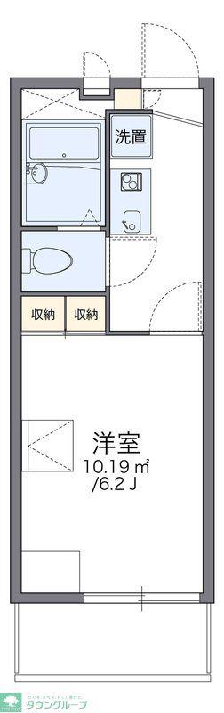 レオパレスSKK・マンションⅣ(1K/3階)の間取り写真