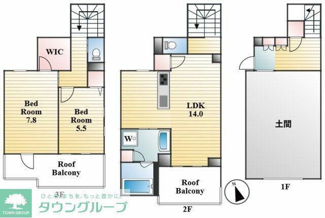 MORGEN ROTE(3LDK/1階)の間取り写真