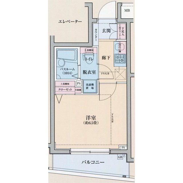 ロアール西馬込(1K/1階)の間取り写真