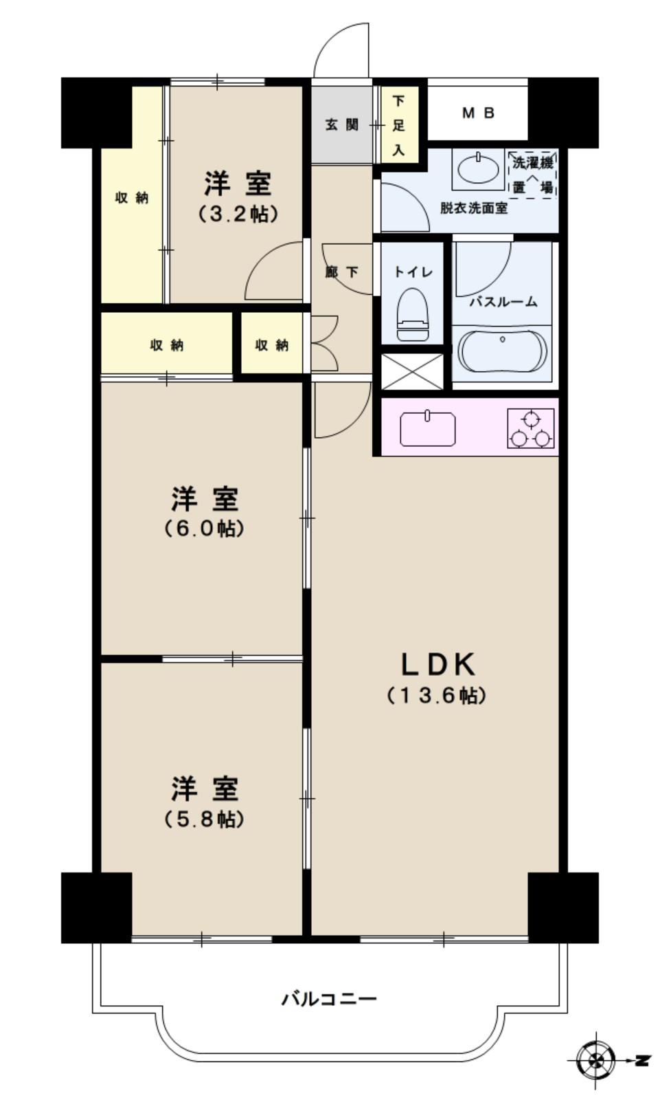 蓮根ファミールハイツ1号棟