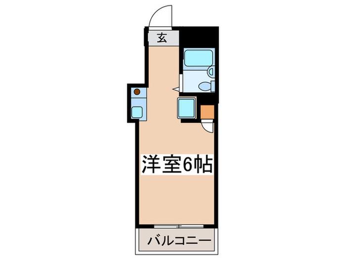 ウィステリア多摩センター(ワンルーム/3階)の間取り写真