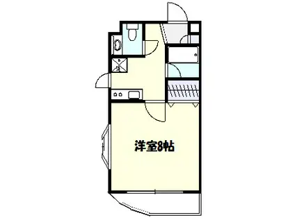 マーサ・ジュン(1K/1階)の間取り写真