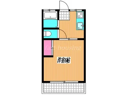 石井荘(1K/1階)の間取り写真