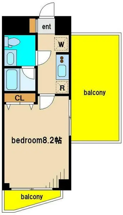 レジディア桜上水 8階階 間取り