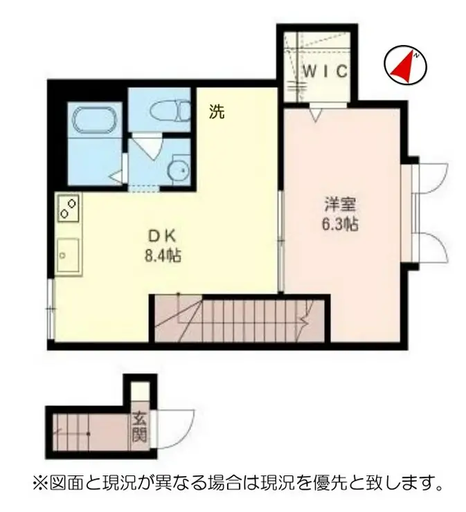 フローラル東立石 2階階 間取り