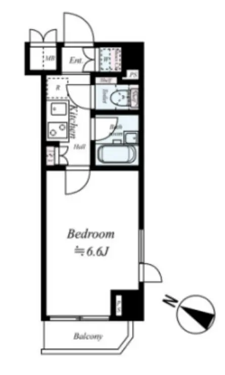 ルーブル方南町 8階階 間取り
