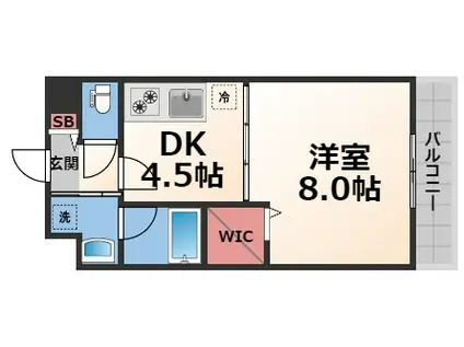 マ・メゾン15(1DK/3階)の間取り写真