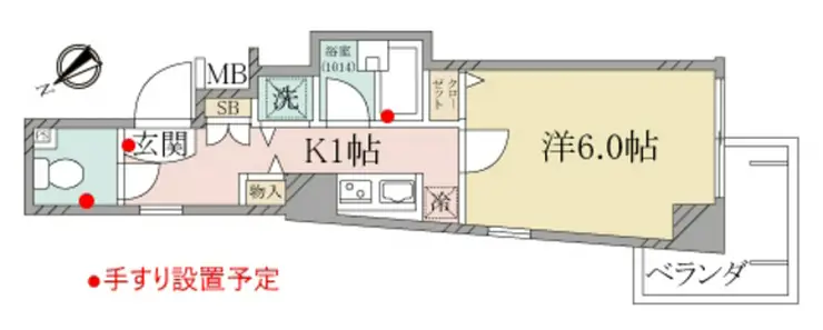 パークウェル高円寺弐番館 2階階 間取り
