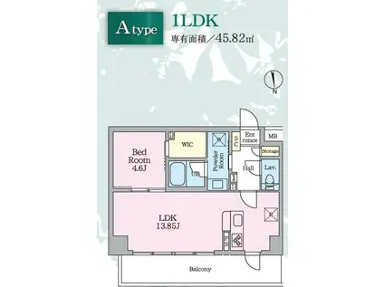 DAIWA GRACE MAISON FUTAKOTAMAGAWA(1LDK/2階)の間取り写真