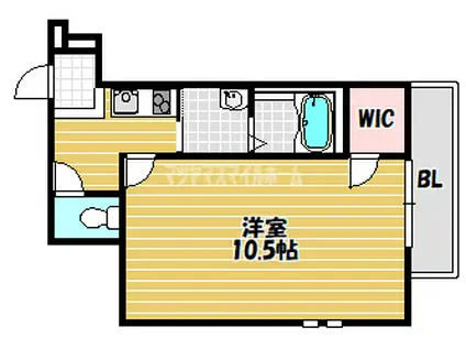 フジパレス吉田本町III番館(1K/1階)の間取り写真