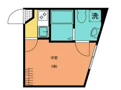 NANOCARE NISHIARAI(1K/3階)の間取り写真