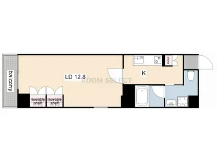 エクセレント本山(1K/5階)の間取り写真