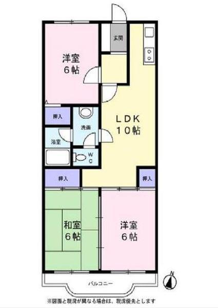 グランプラス(3LDK/2階)の間取り写真