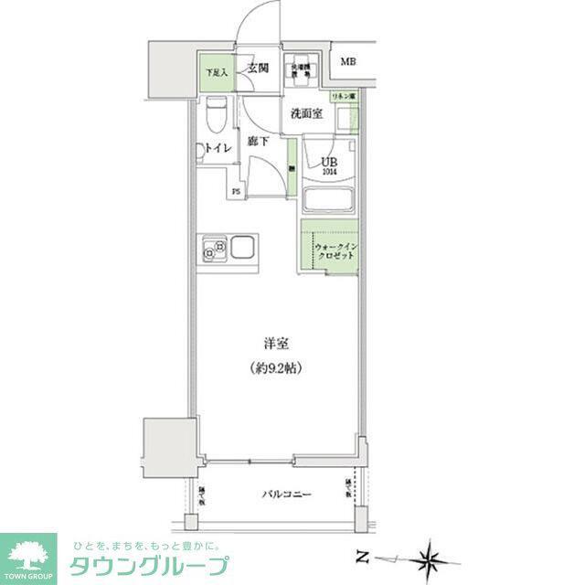 STANDZ大島(ワンルーム/5階)の間取り写真