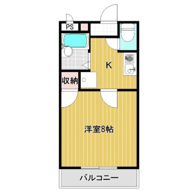 アビタシオンラフィネ(1K/3階)の間取り写真