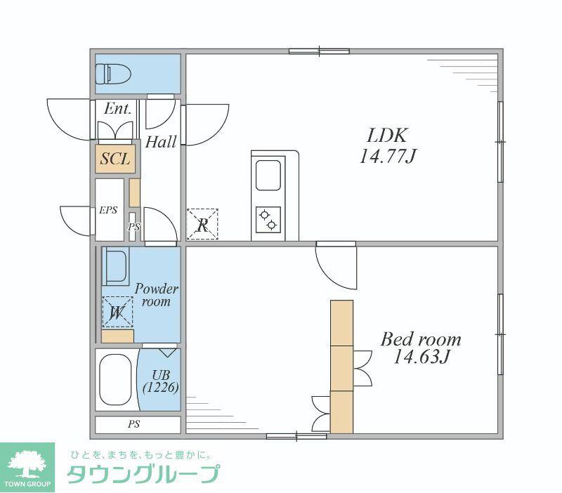 LEGALAND文京千石(1LDK/3階)の間取り写真