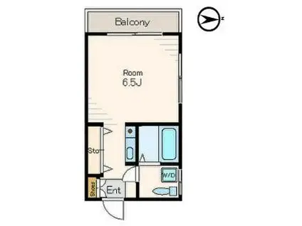 アーテプルミエ(ワンルーム/2階)の間取り写真